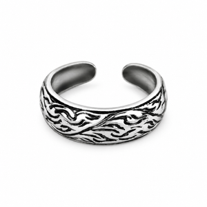 Tidevine Wave Toe Ring in 925 sterling silver – main view