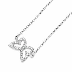 Butterfly Bracelet in 925 sterling silver – side view
