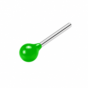 Colour Ball Nose Pin Stud in 925 sterling silver – angle view