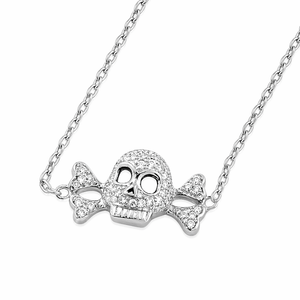 Skull & Crossbones Bracelet in 925 sterling silver – side view