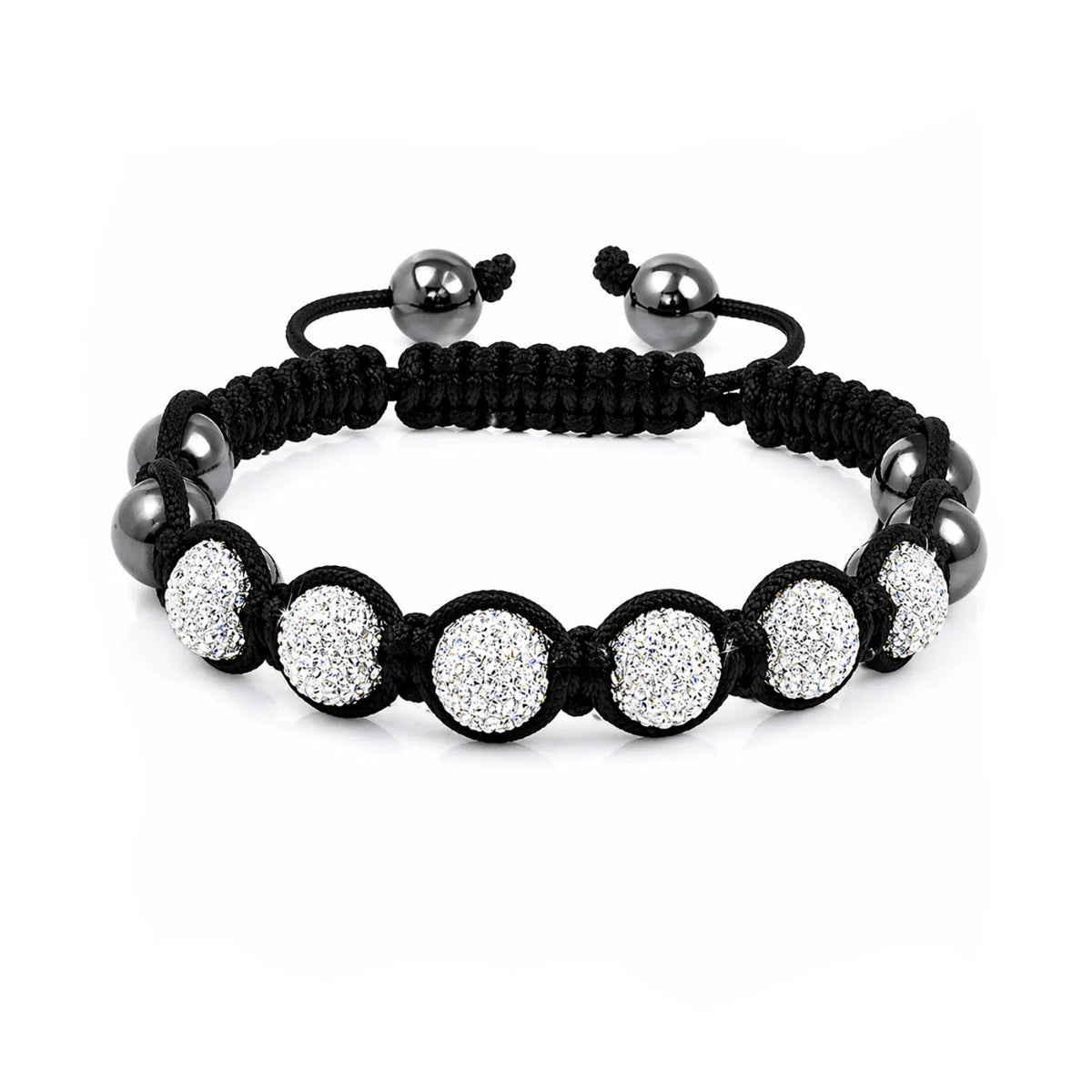 Six-Ball Shamballa Bracelet in 925 sterling silver – main view