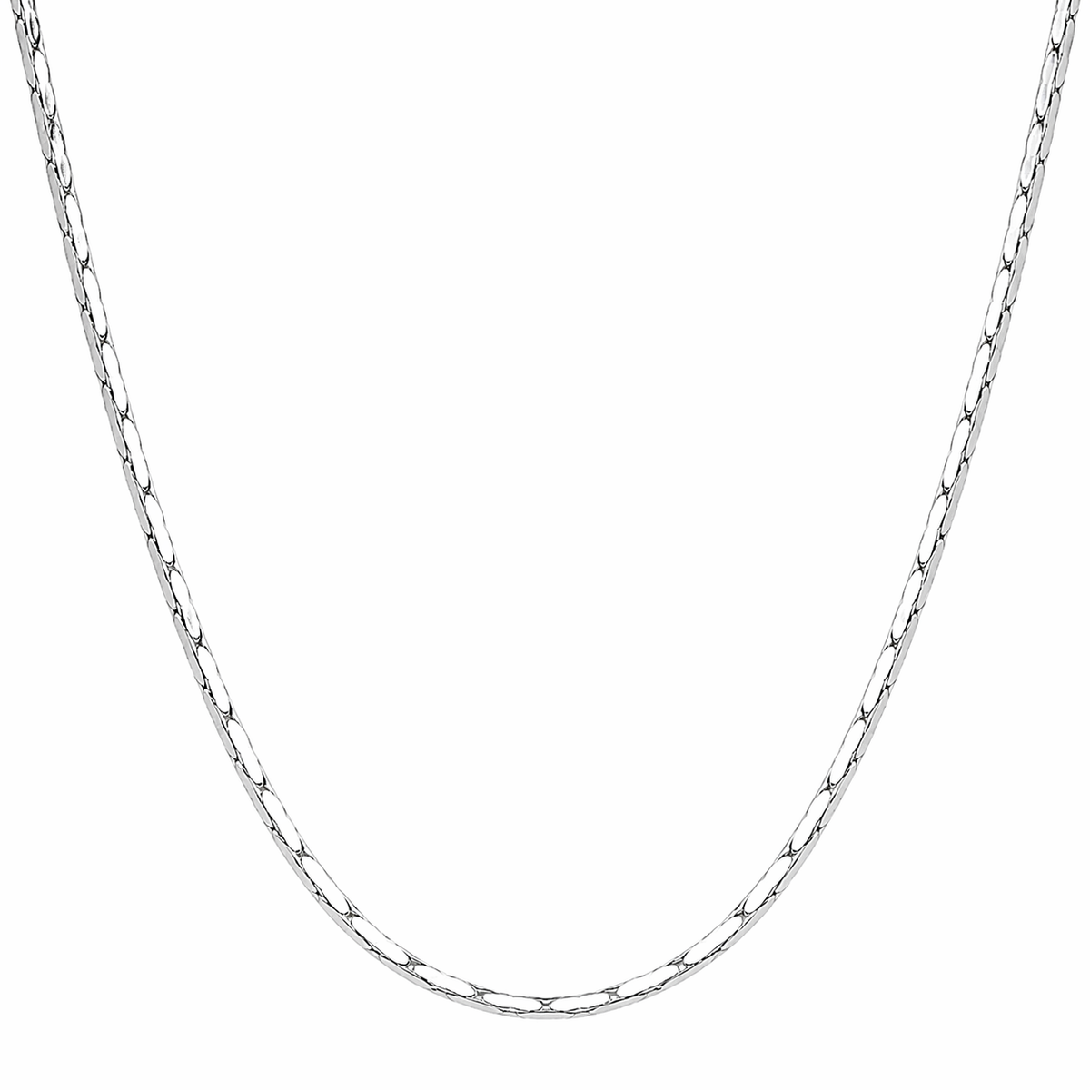 Anchor Lattice Chain in 925 sterling silver – side view