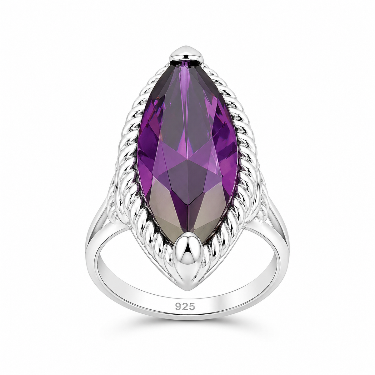 Aurelia Marquise Purple Statement Ring