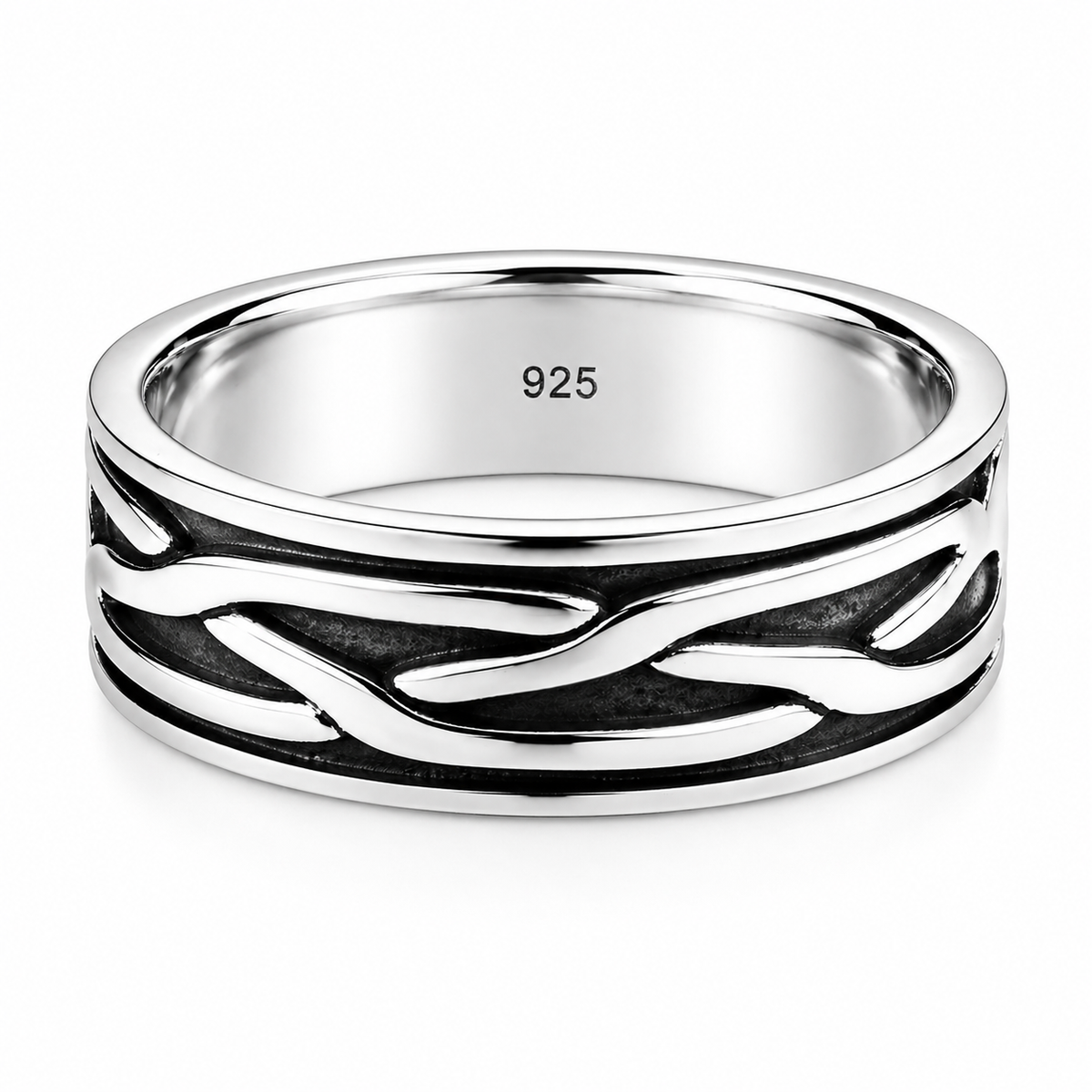 Celtic Weave Ring in 925 sterling silver – main view