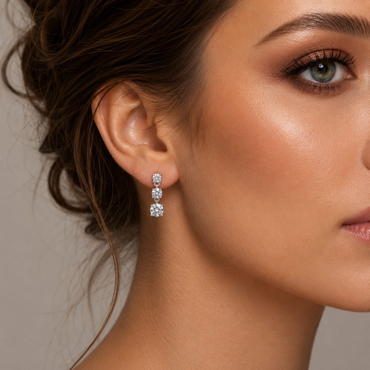 Boucles d'oreilles pendantes Grand Cascade
