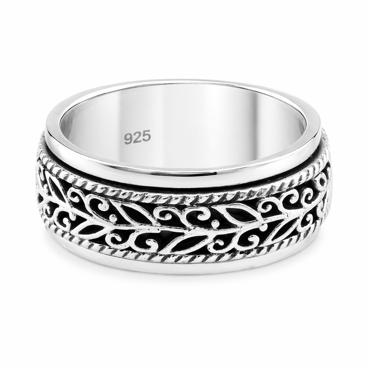 Filigree Spinner Ring in 925 sterling silver – main view
