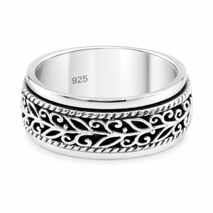 Filigree Spinner Ring in 925 sterling silver – main view