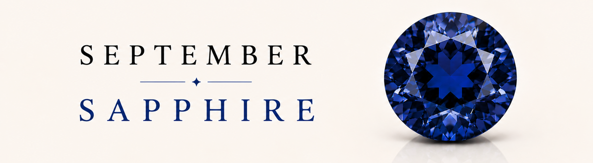 September — Sapphire banner