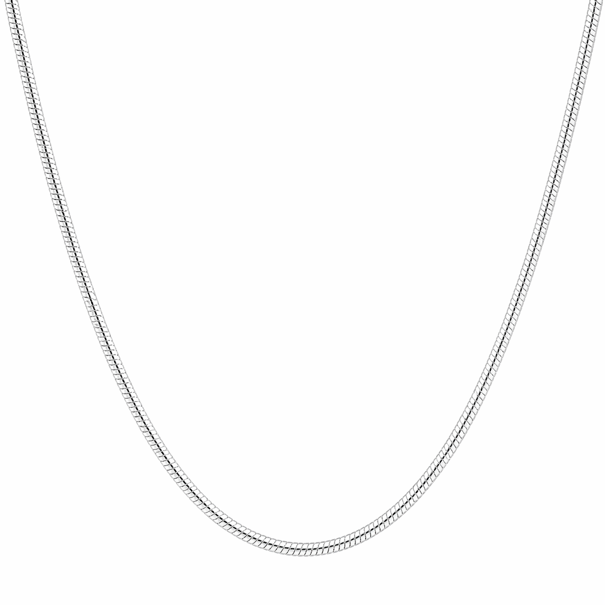Snake Chain in 925 sterling silver – side view