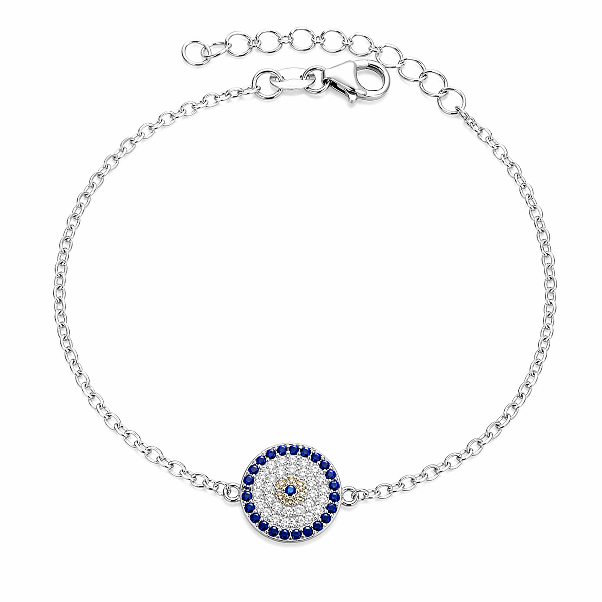 Evil Eye Bracelet in 925 sterling silver – main view