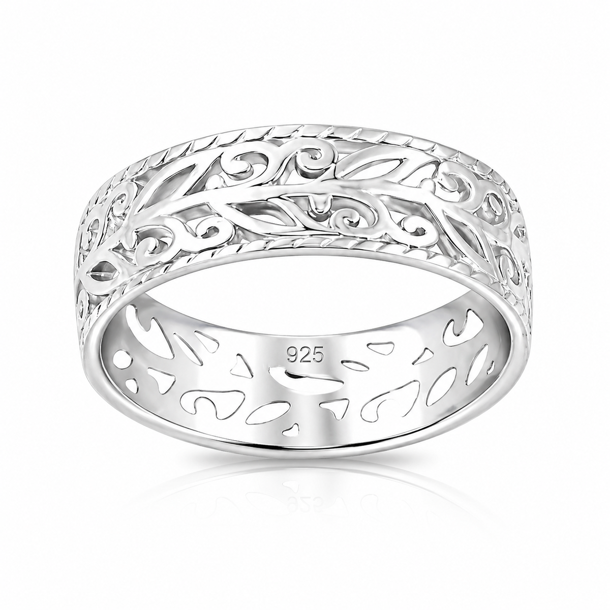 Victorian Filigree Band Ring