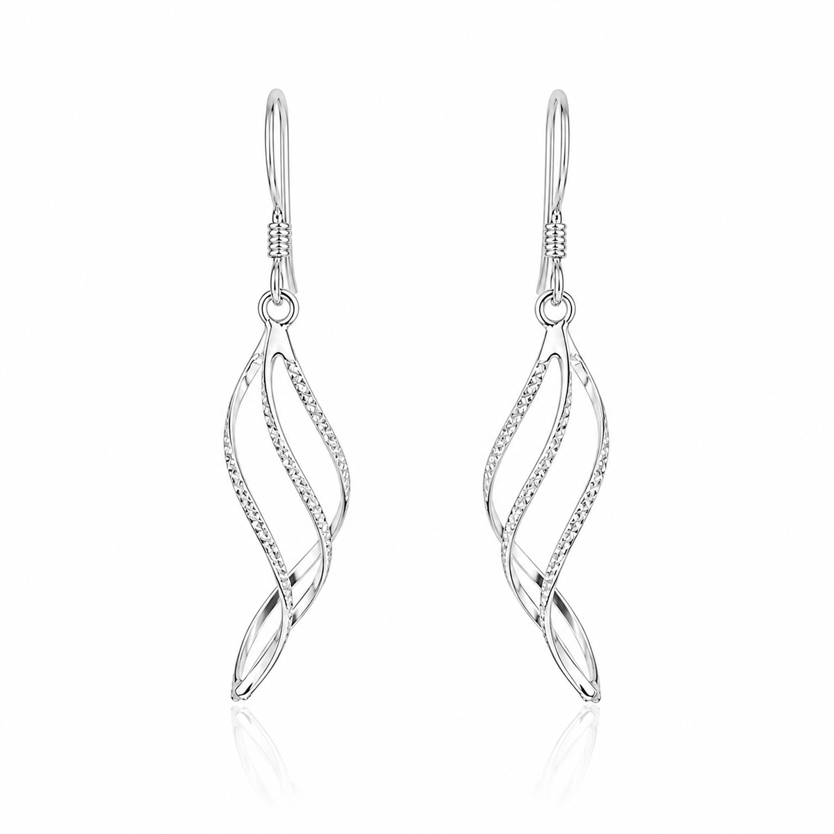 Whispering Flame Drop Earrings